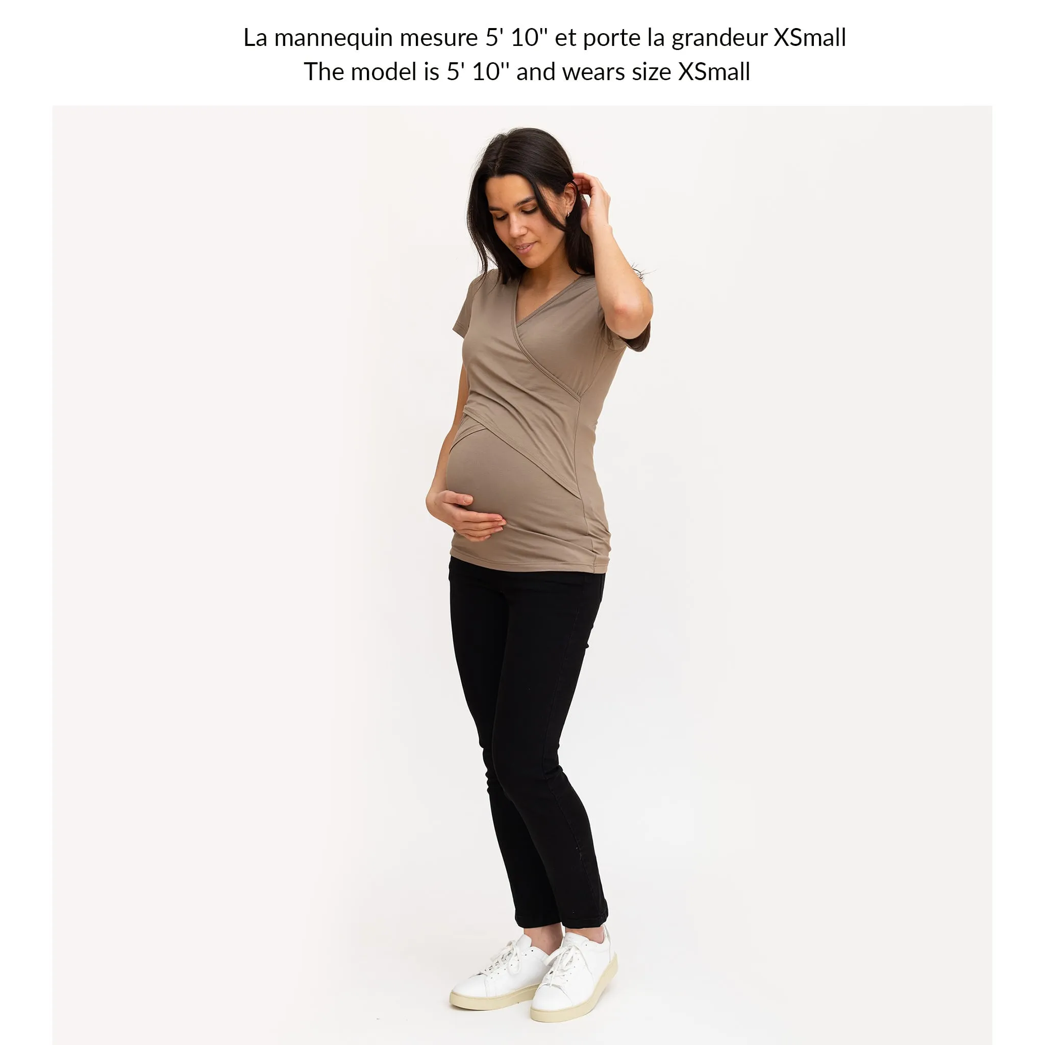 Bella Maternité Jeans Maternité Noir
