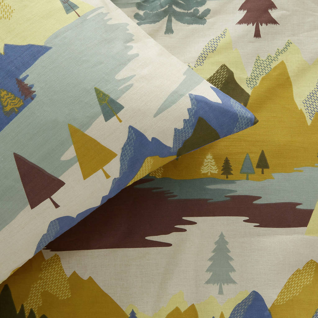 katoenen dekbedovertrek 1 persoons (140x200 cm)