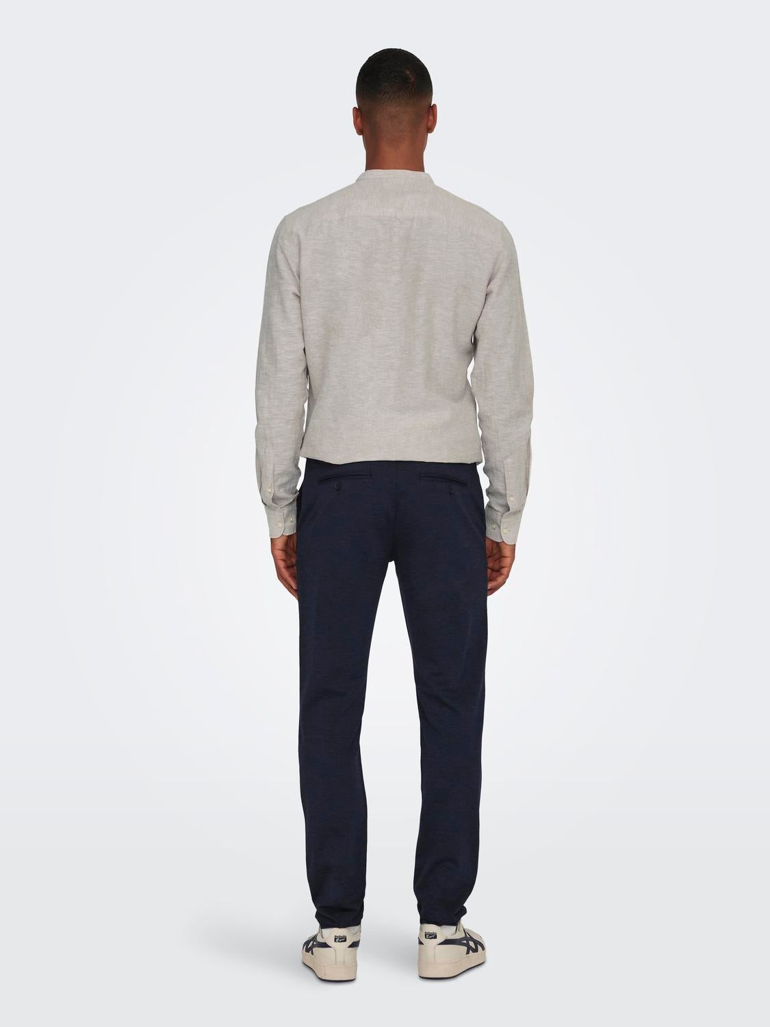 ONSMARK Verjüngter Slim Fit Chino Hose Dress Blues