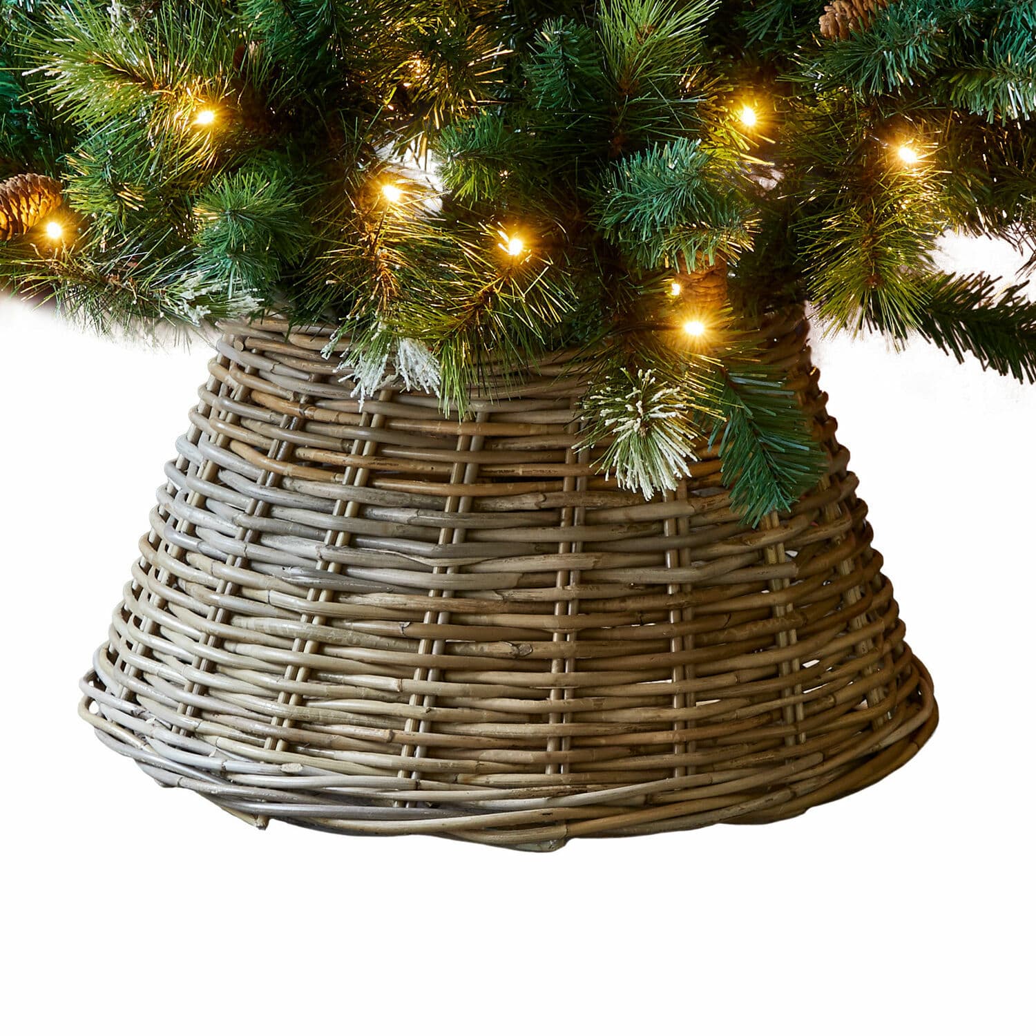 Weihnachtsbaum-Umrandung Kiente 27/50 cm | beige