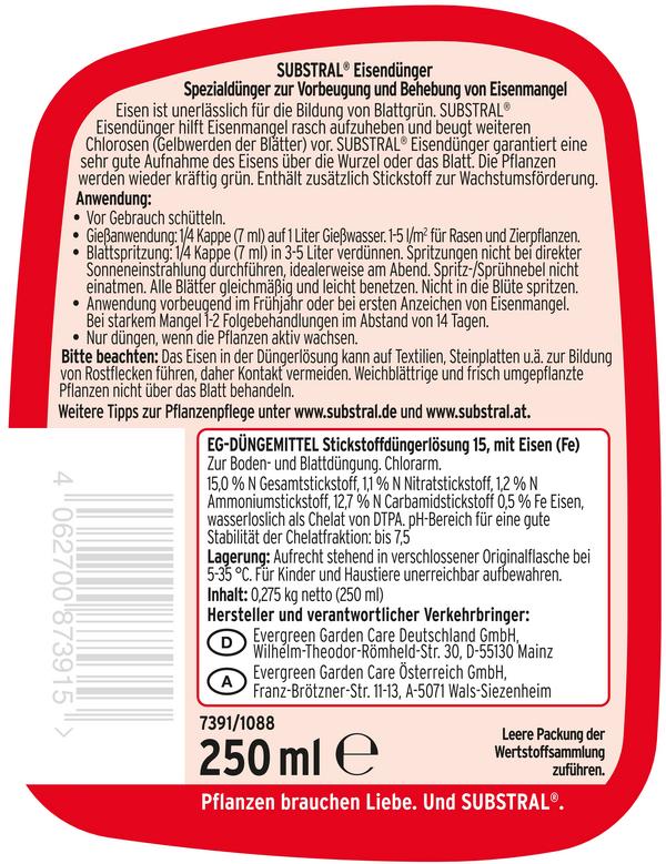 Substral® Eisendünger, flüssig, 250 ml