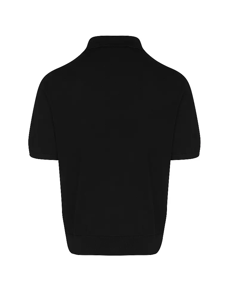 CLOSED Strickpoloshirt  schwarz