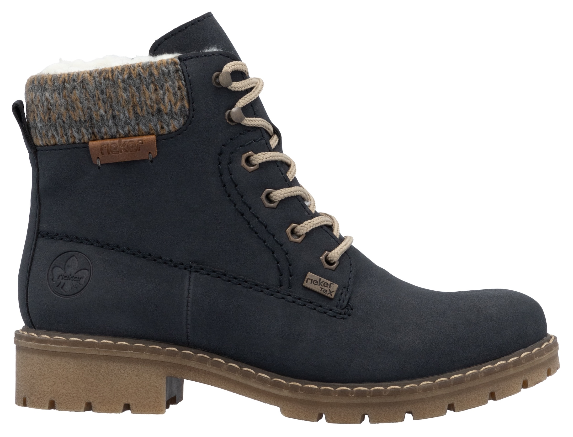 Rieker Winterstiefelette  , Schnürboots, Stiefelette mit wasserabweisender riekerTEX-Membran