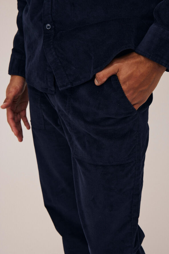 Magasin du Nord Collection Corduroy 2 trousers - Organic GOTS Night sky