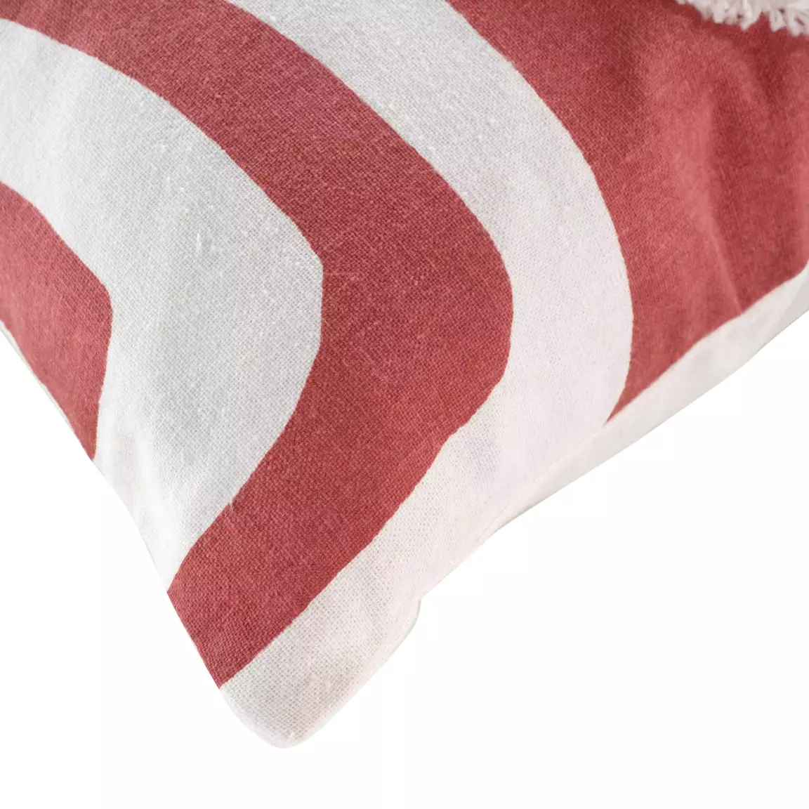 Housse de coussin carrée coton (40 x 40 cm) Mirade Terracotta