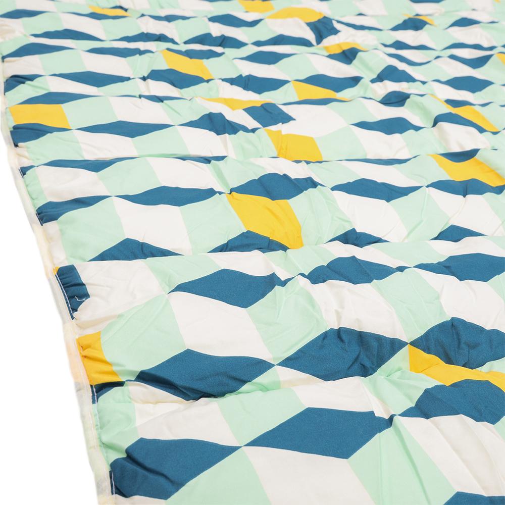 Dodo Couette Tempérée Blanc/Bleu/Vert à MotifsDodo 140x200