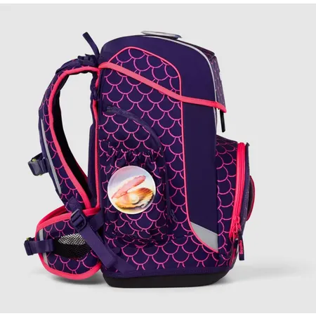 ergobag CUBO Light Schulrucksack-Set PerlentauchBär, 6-teilig
