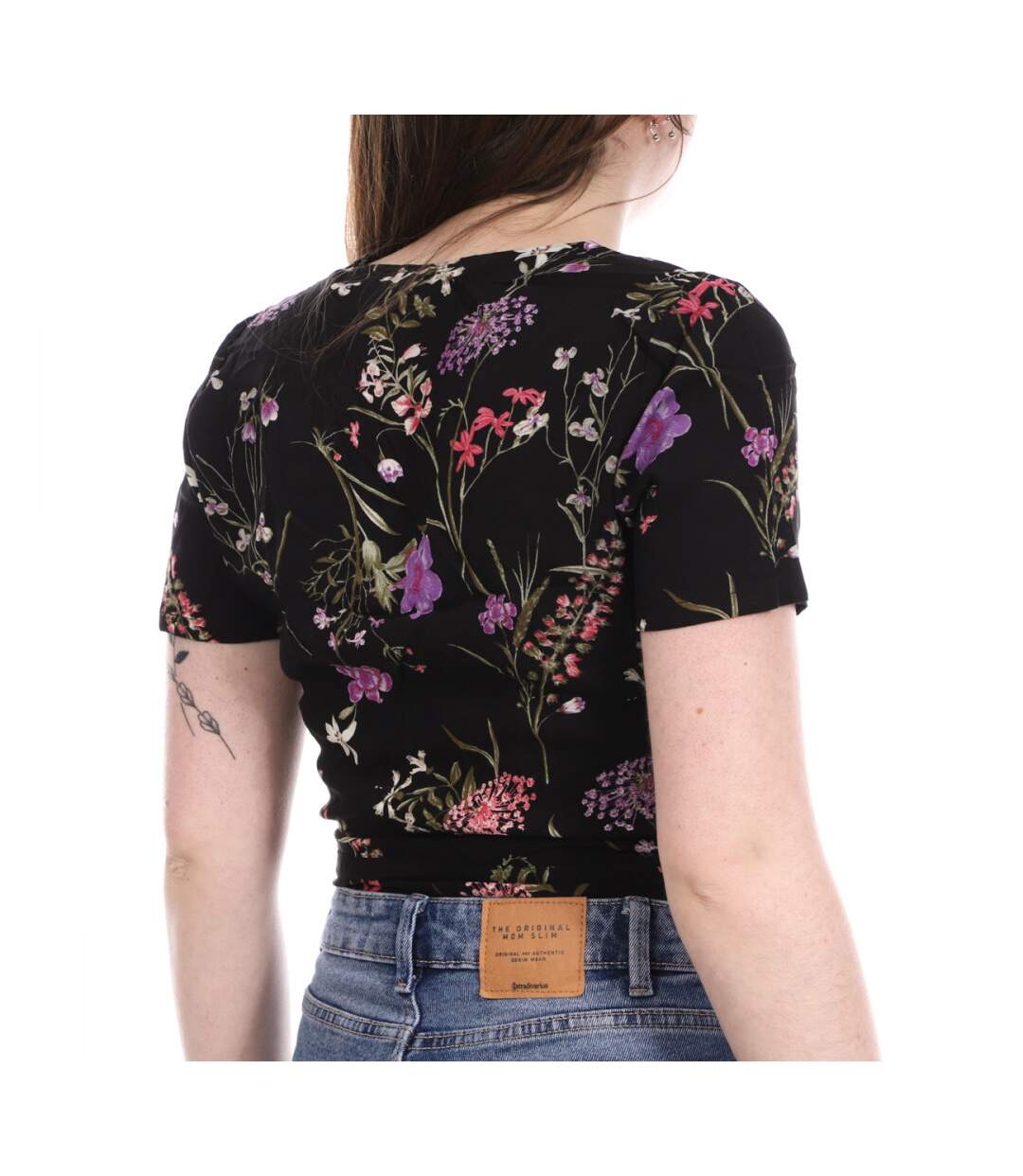 Blouse Noir à fleurs Femme Vero Moda Easy