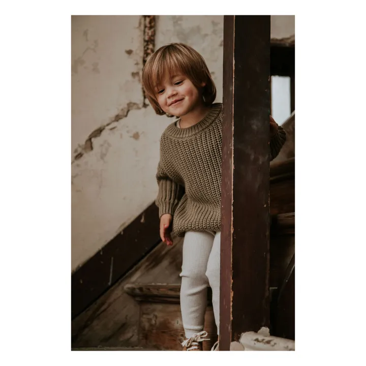 Yuki Pull Chunky Coton Bio | Sauge