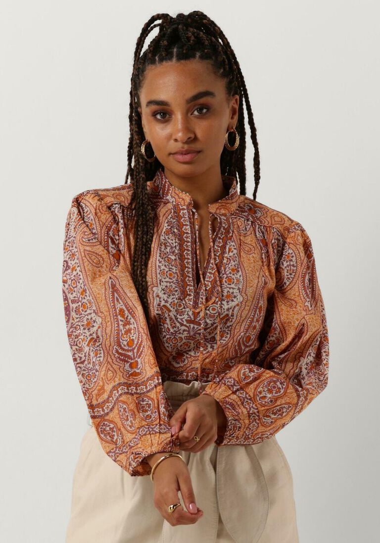 ANTIK BATIK oranje antik batik blouse tajar blouse