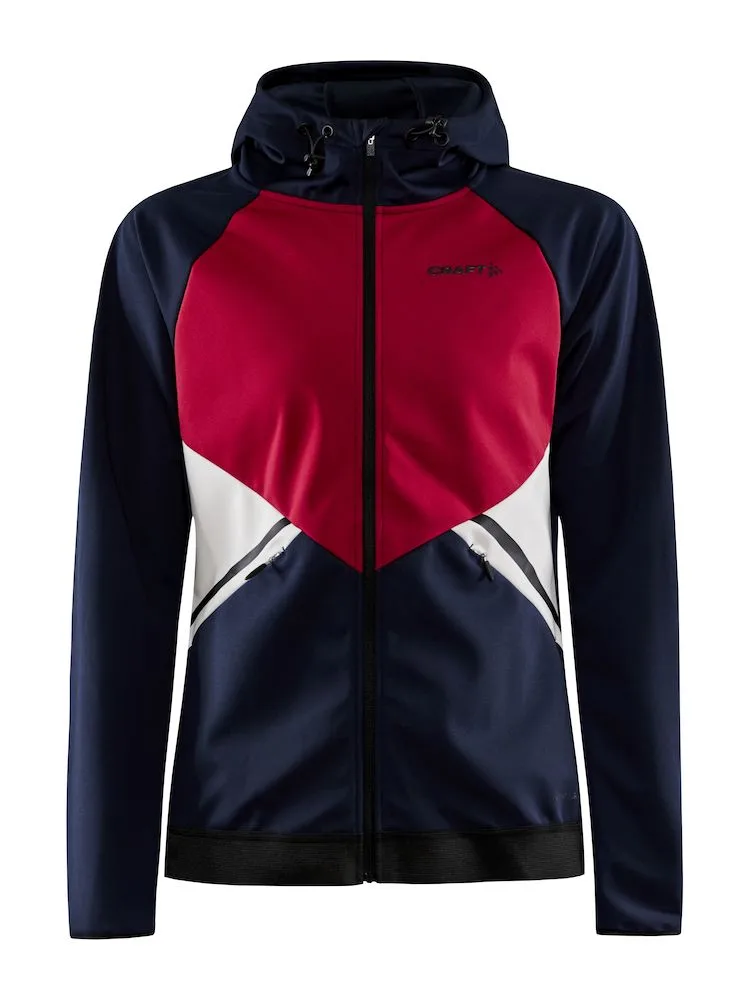 Craft Women's Glide Hood Jacket Blaze-Machine