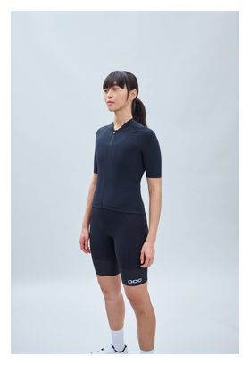 Maillot Manches Courtes Femme Poc Raceday Uranium Noir