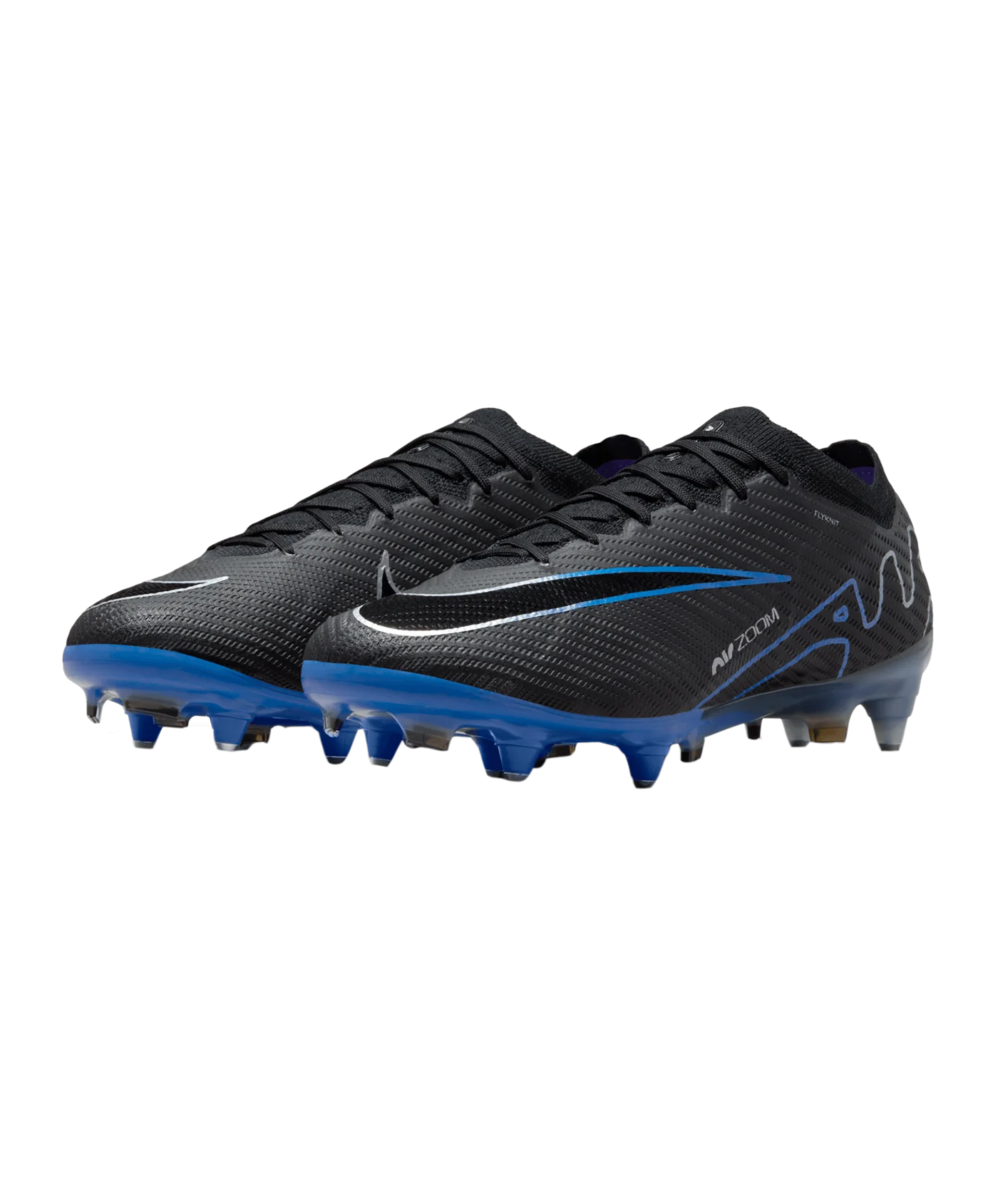 Nike Air Zoom Mercurial Vapor XV Elite SG-Pro AC Shadow Schwarz Silber Blau F040