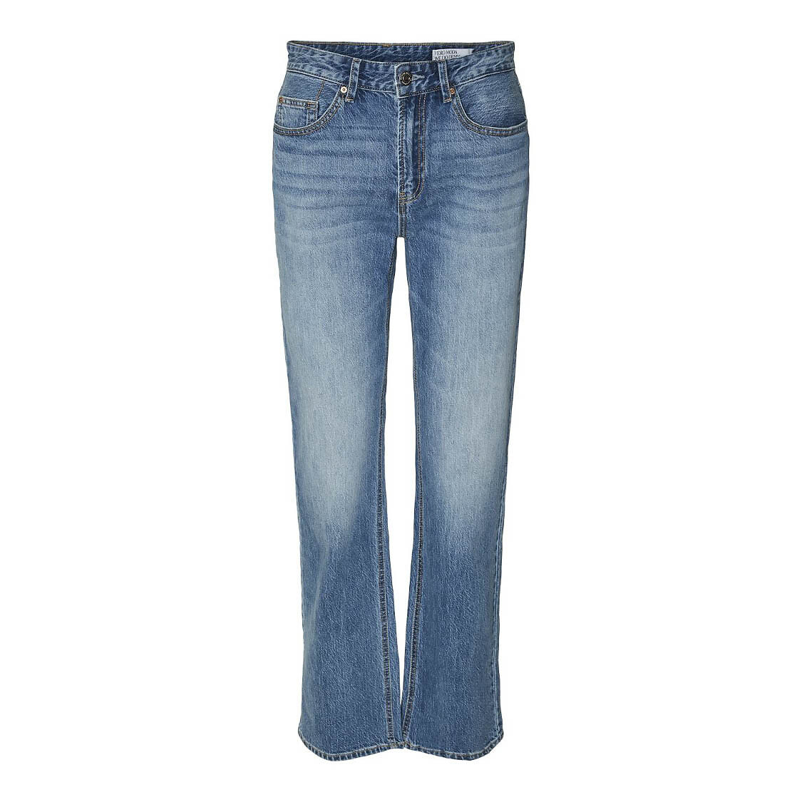 VERO MODA<br>Calça jeans reta, cintura alta
