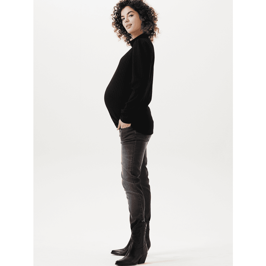 SUPERMOM Langarmshirt Casey Black