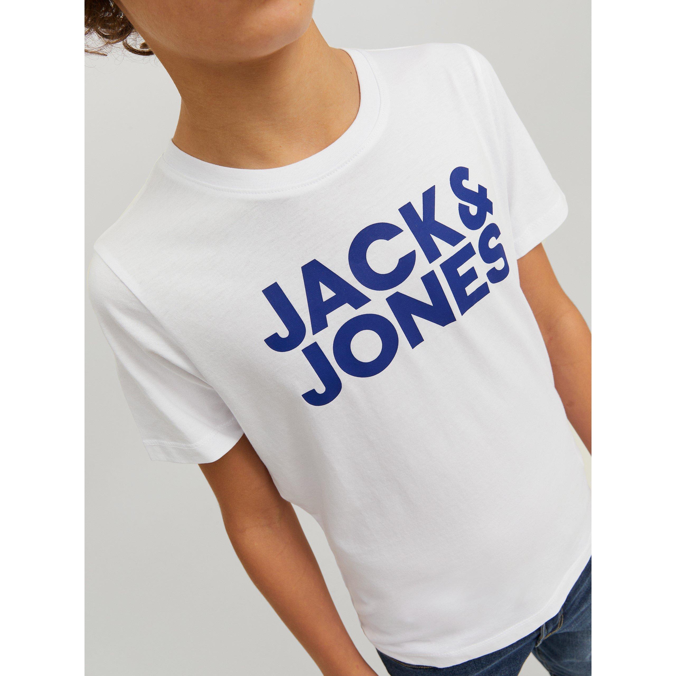 Jack and Jones Corp Logo T Shirt 2 Pack Junior