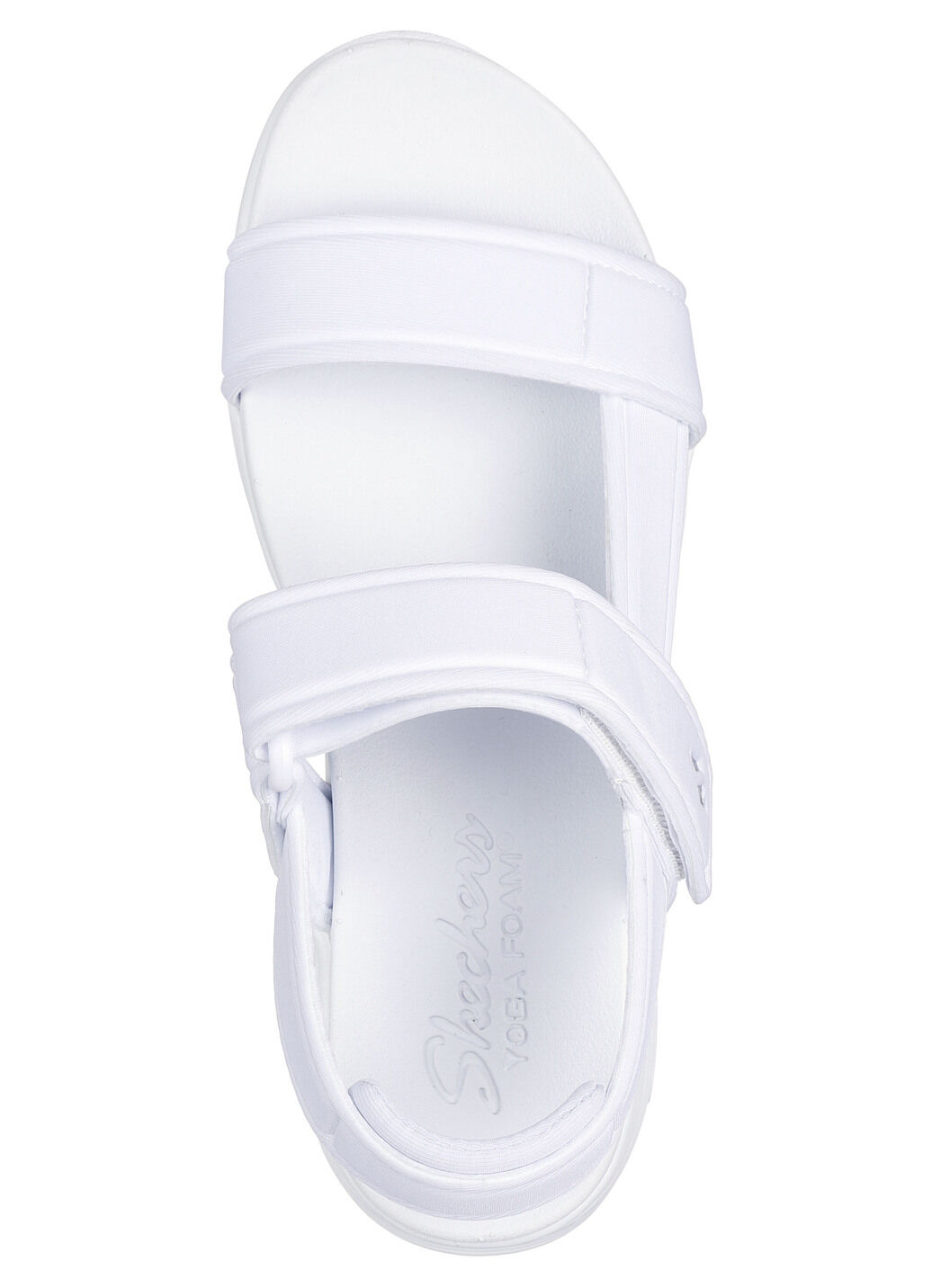 SKECHERS Sandale aus dehnbarem Textilmaterial
