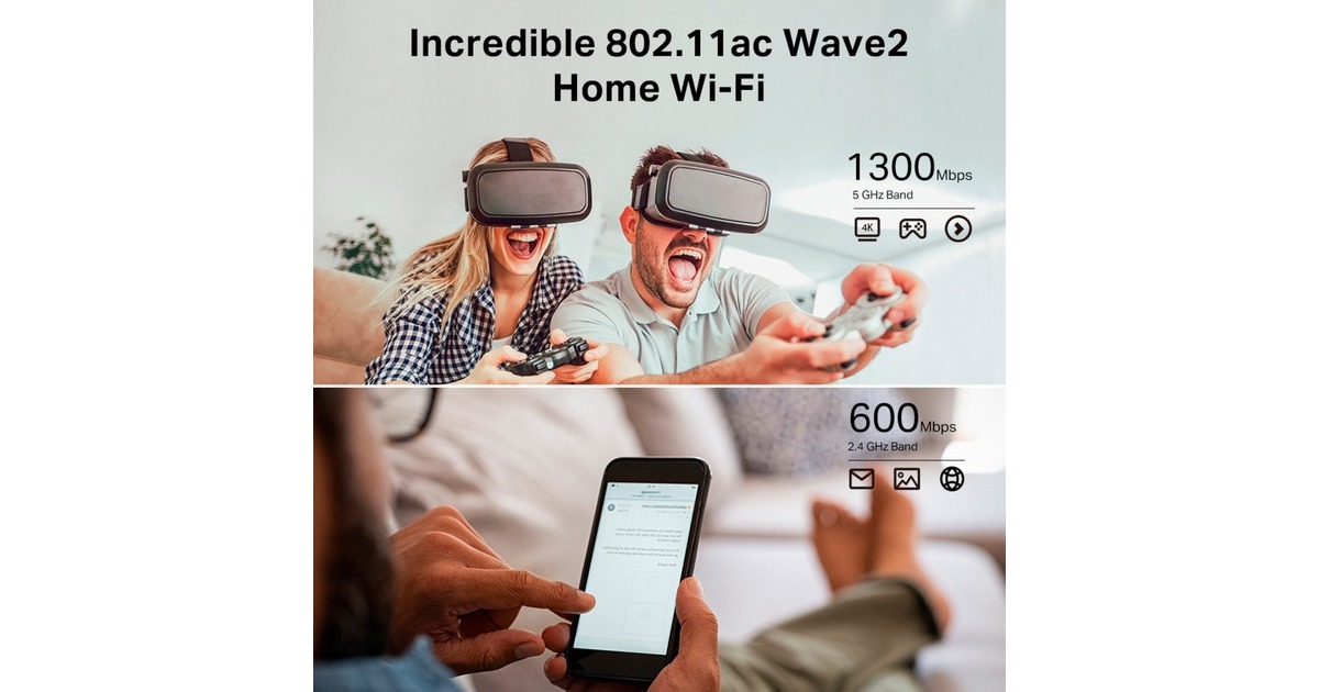 TP-LinkArcher C80 AC1900 Wireless MU-MIMO Wi-Fi Router  (Zwart)