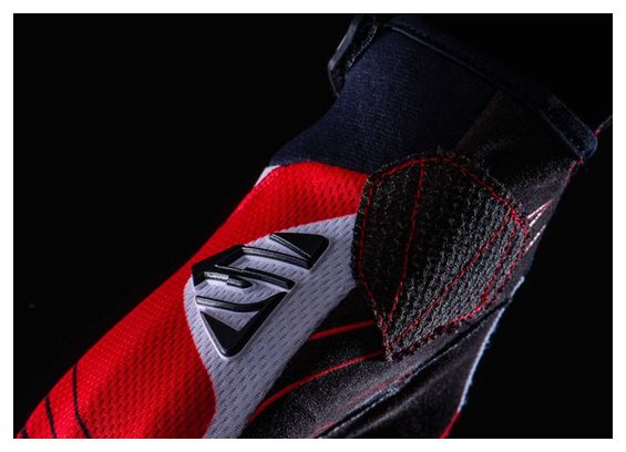 Paire de Gants Longs Five Race Rouge Noir Blanc