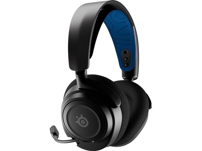 Steel Series Headset Arctis Nova 7P Blau/Schwarz Kabelloses Gaming-Headset mit Surround-Sound
