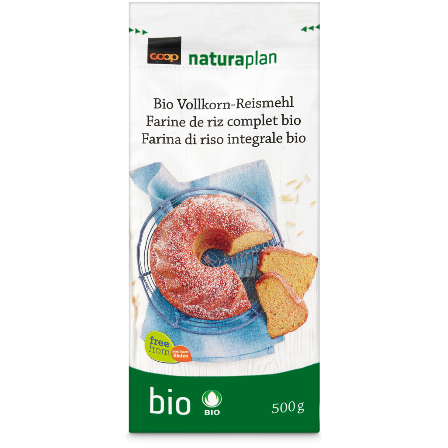 Naturaplan Bio Reismehl Vollkorn glutenfrei