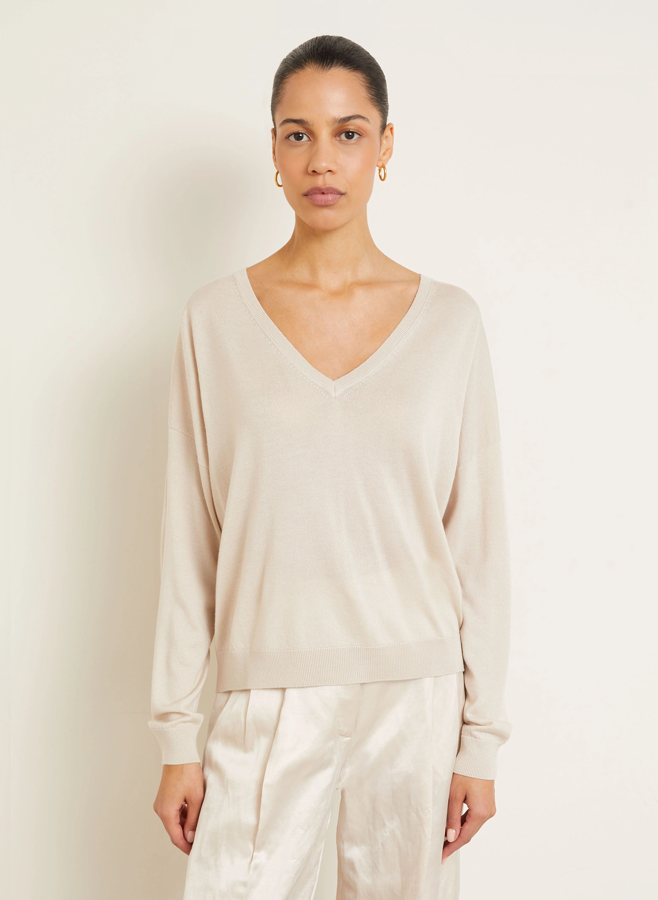 IRIS von ARNIM Cashmere-Pullover LAVINA mit Seide