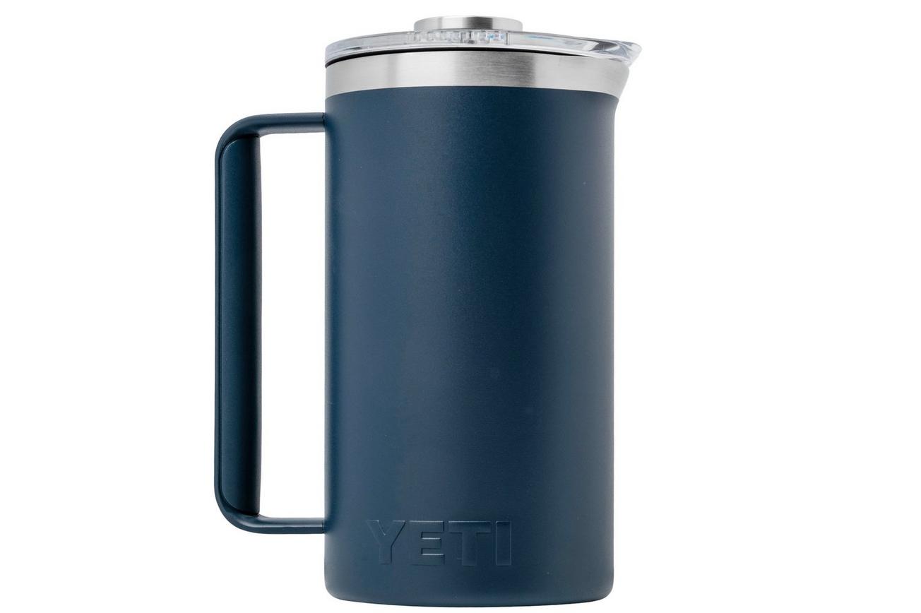 Yeti Rambler French Press 34oz Twist-To-Lock Lid, Navy Blue, thermos french press, 1L