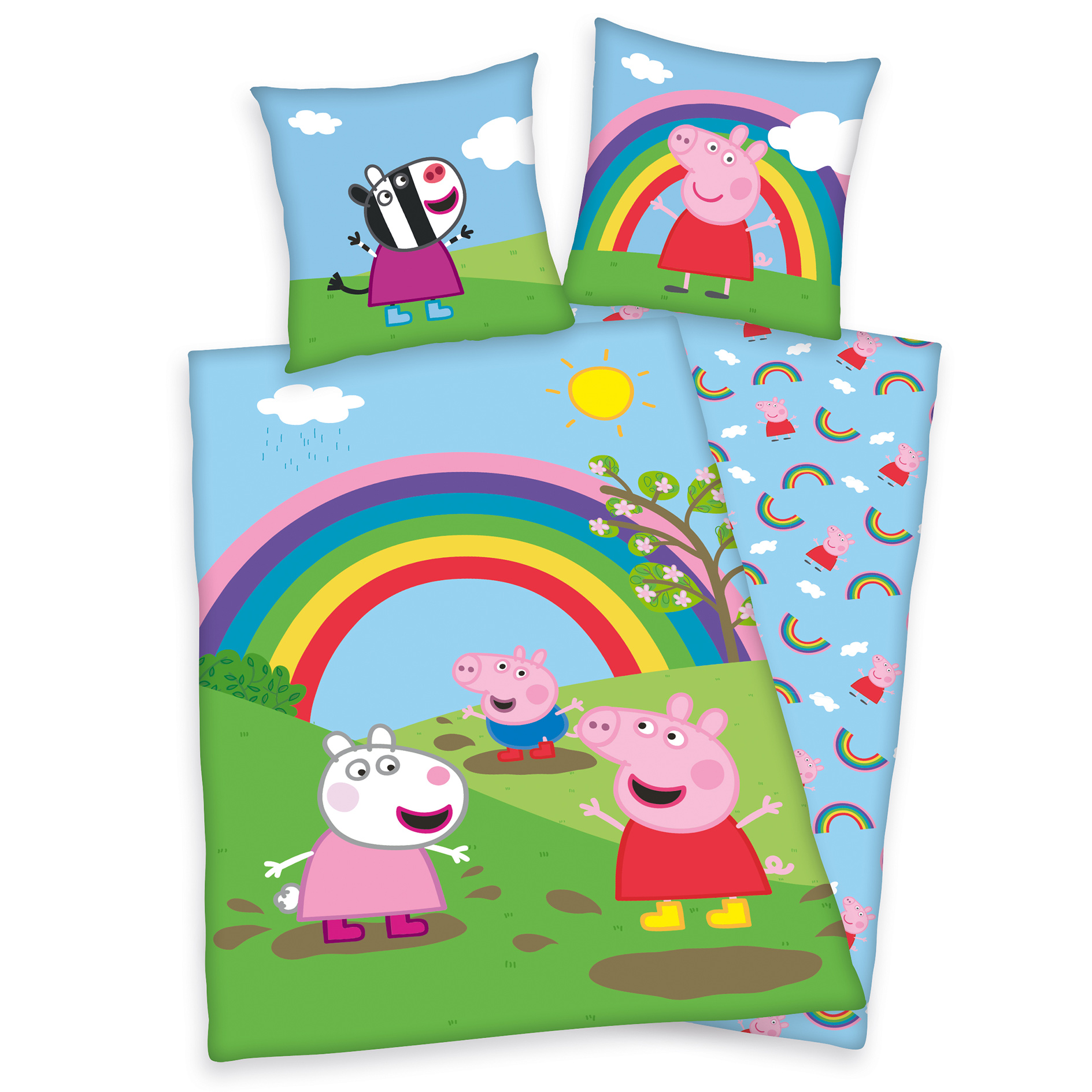 Renforce-Bettwäsche PEPPA PIG - Baumwolle - 135x200 cm