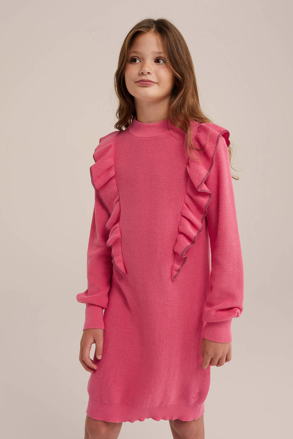WE Fashion jurk roze
