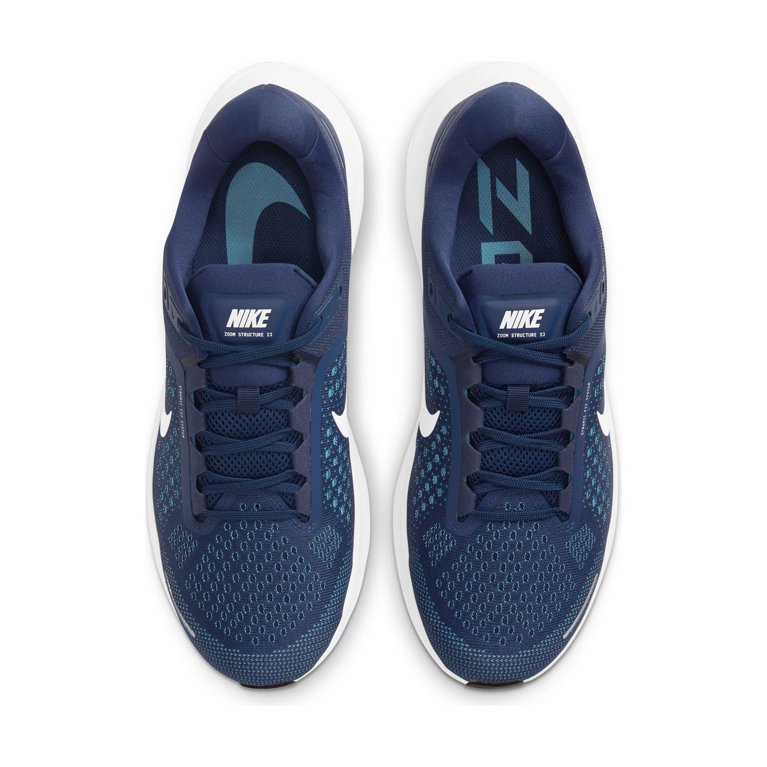 Nike Structure 23 Chaussure De Running Avec Stabilisateurs Hommes - Bleu , Blanc