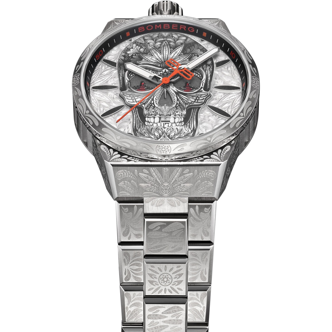 Bomberg Bolt-68 Neo Tattooed Skull Metal