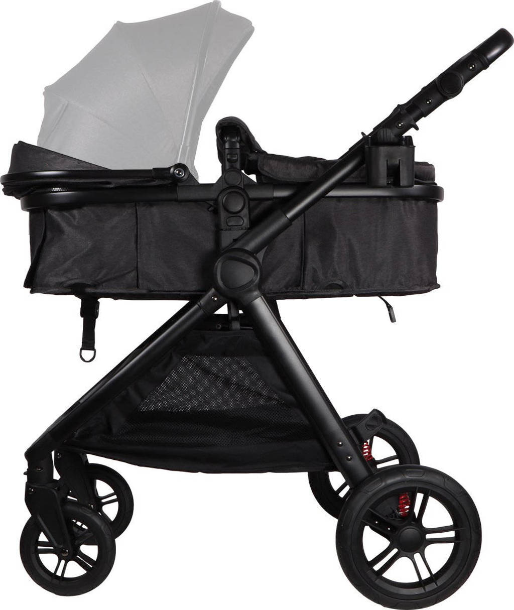 3-in-1 Stroller - Liam - Black/Black