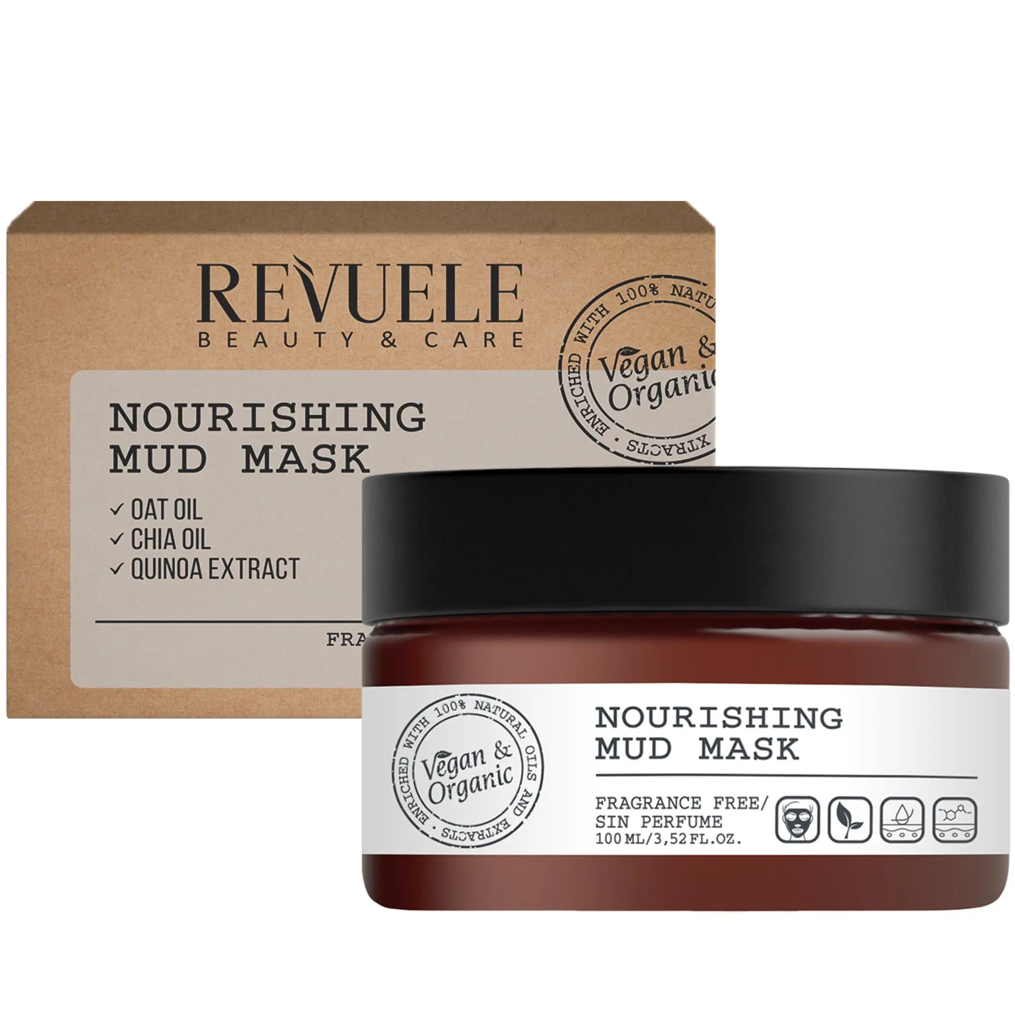 Vegan & Organic Nourishing Mud Mask
