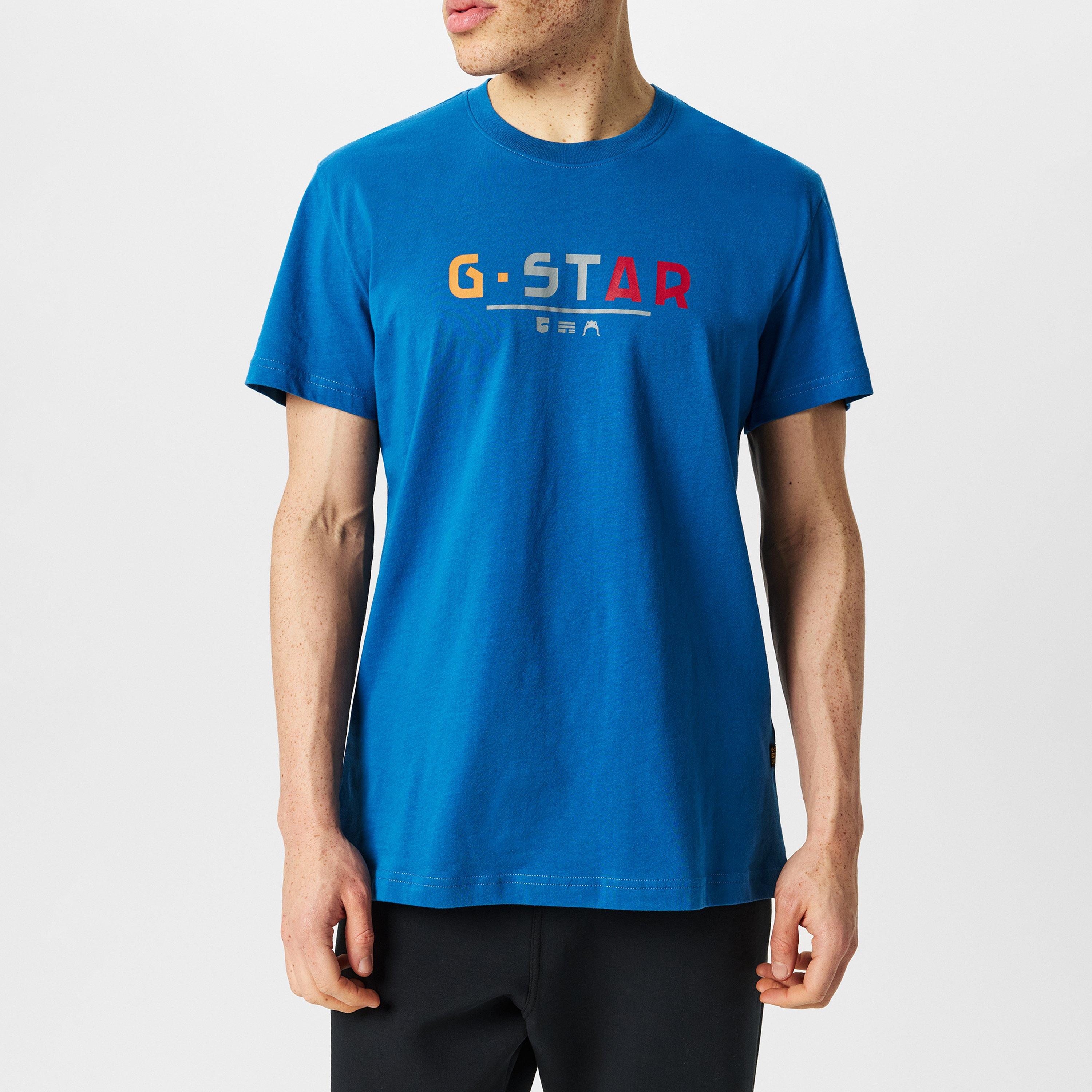 G Star Multi Logo Graphic T Shirt