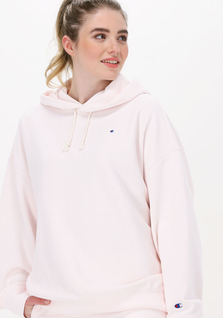 CHAMPION roze champion trui hooded sweatshirt dms plain