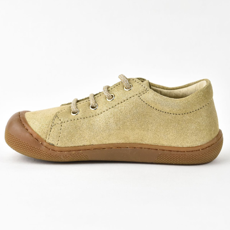 Naturino Naturino Barefoot Bira Suede Glitter Platinium