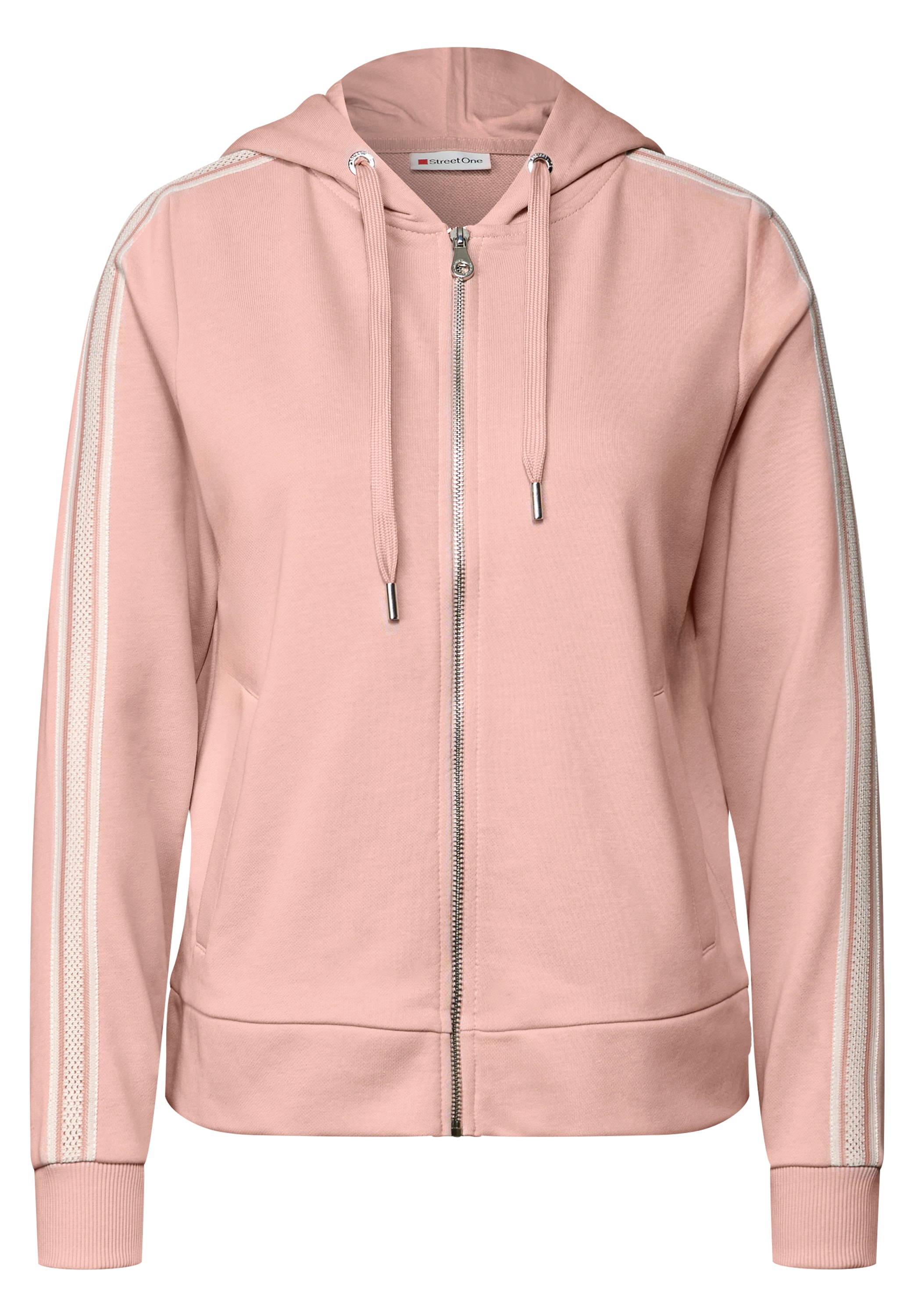 STREET ONE Kapuzensweatshirt , mit Gallon Streifen
