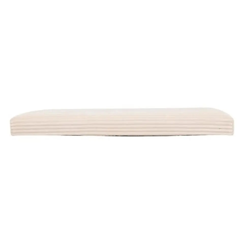 Atmosphera Hocker/poef Ribcord opvouwbaar - wit - 76x38cm