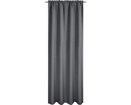Gordijn met universele band Zijde off grey 130x280 cm