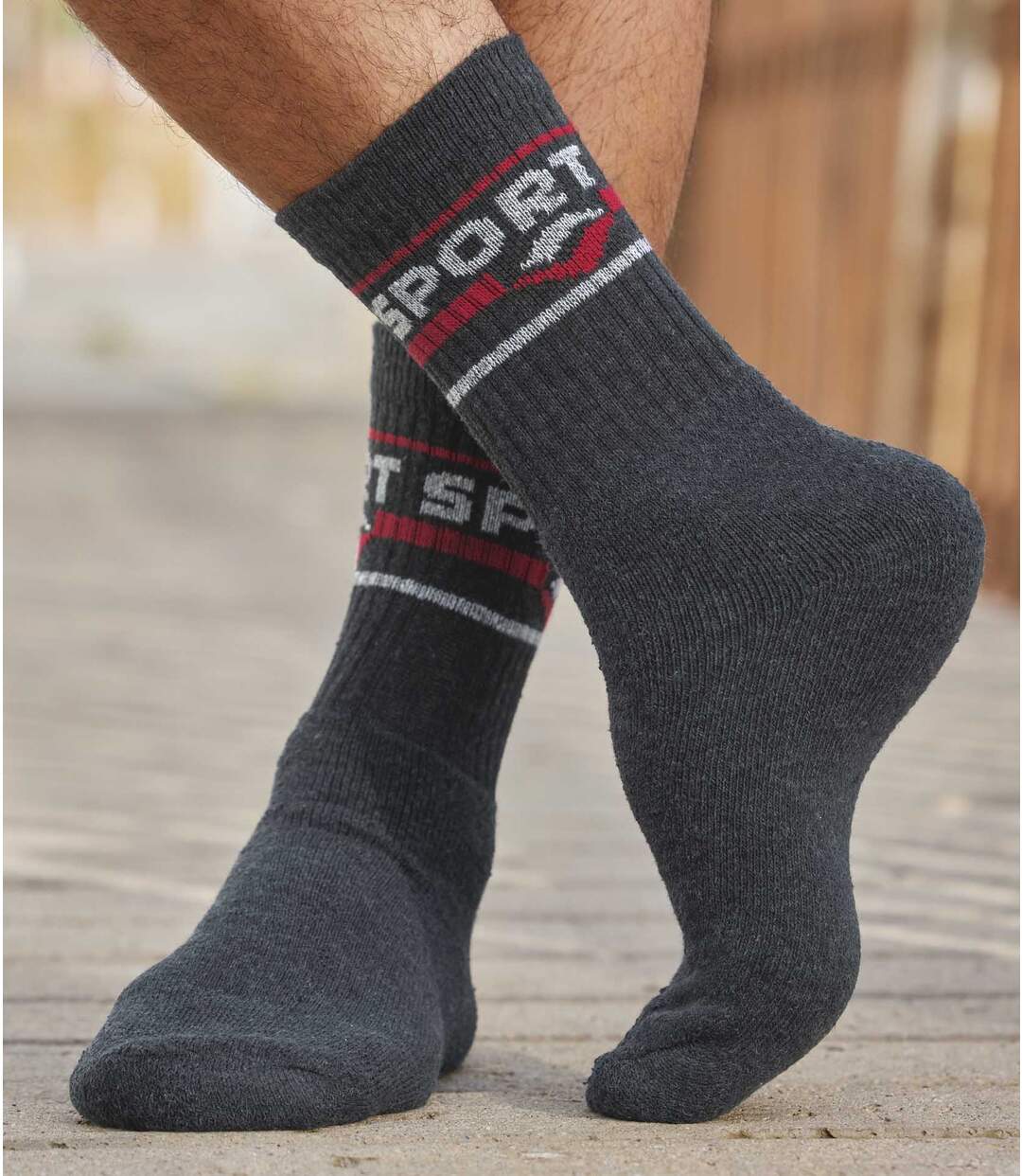 Lot de 4 Paires de Chaussettes Sport