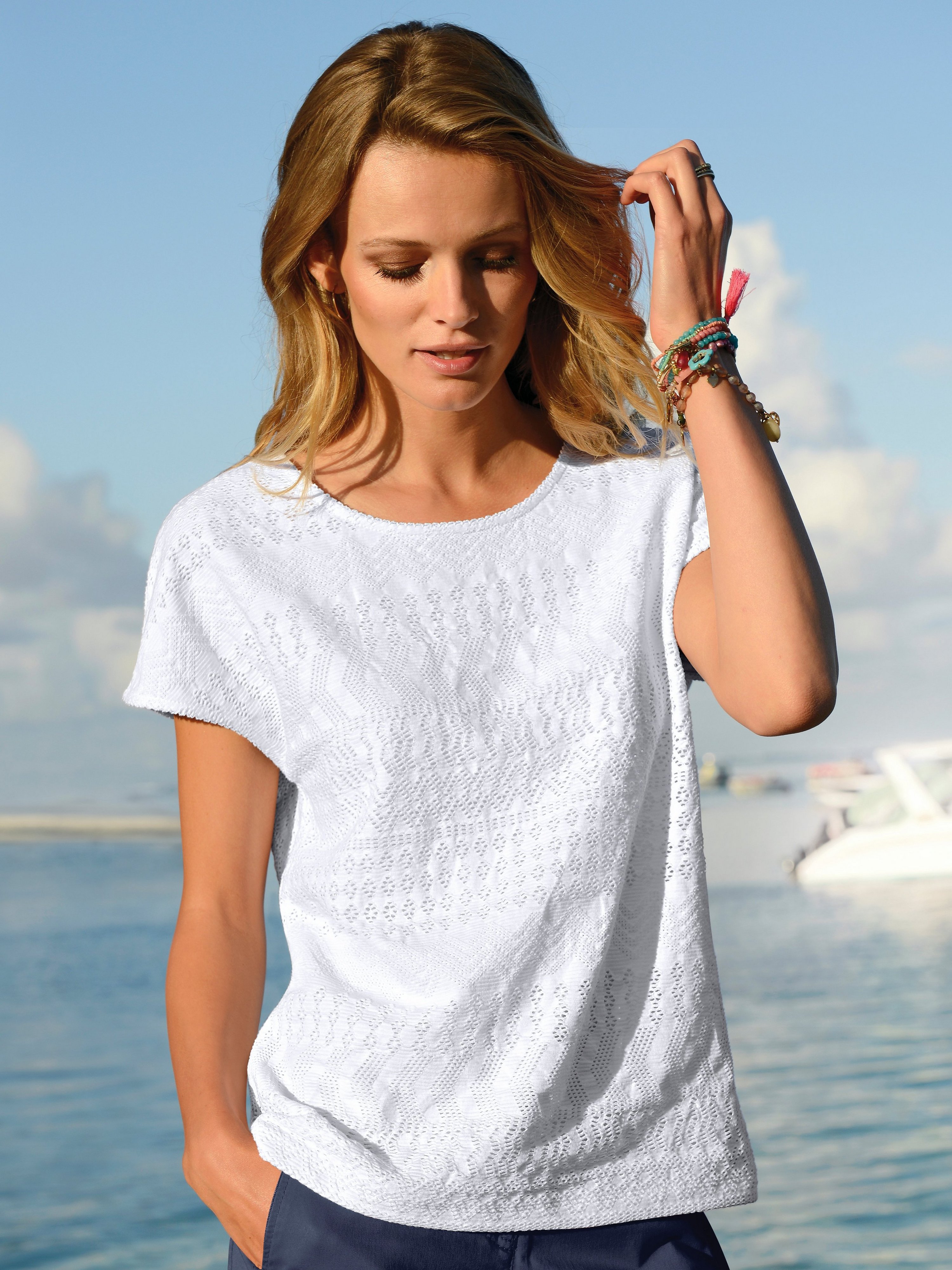 Rundhals-Shirt