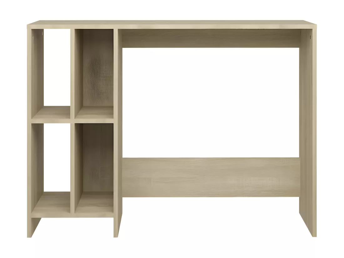 Bureau d'ordinateur portable Chêne 102,5x35x75 cm Aggloméré