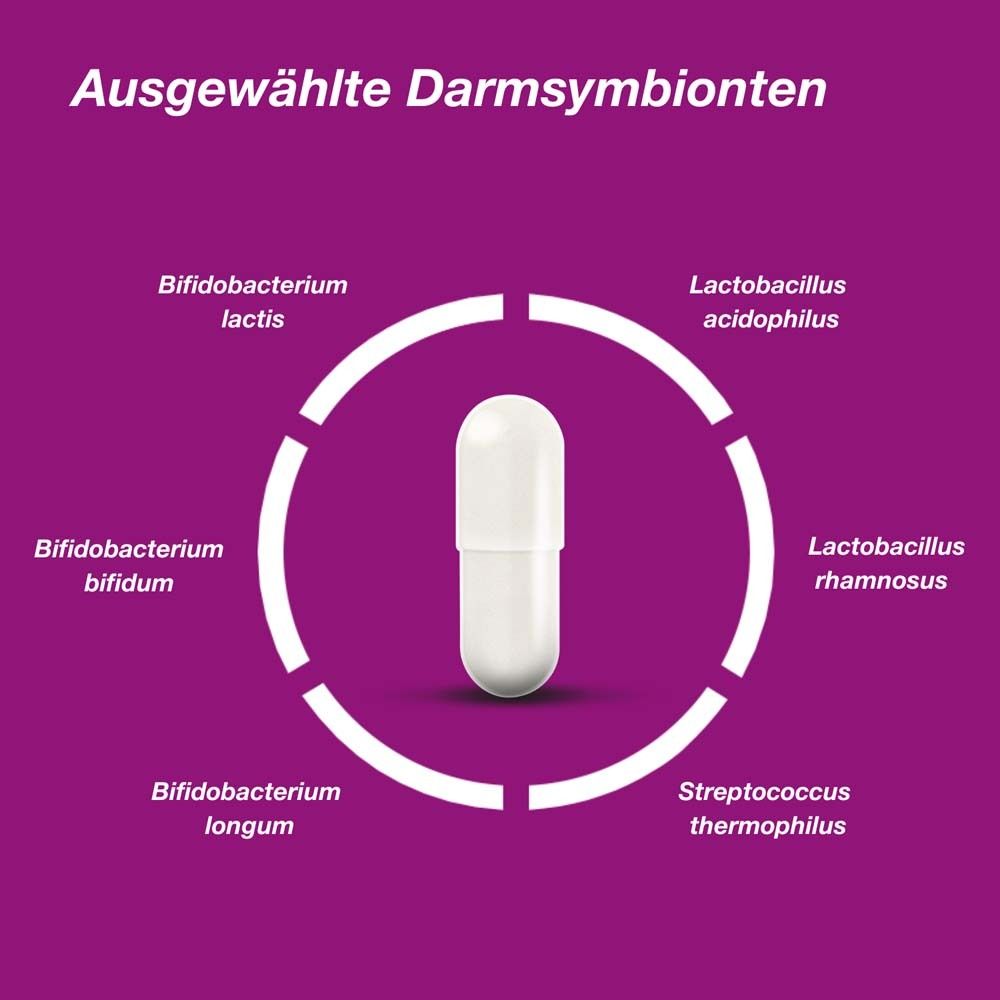 Orthomol Pro 6 - mit einer Kombination ausgewählter Darmsymbionten und Vitamin C - Kapseln