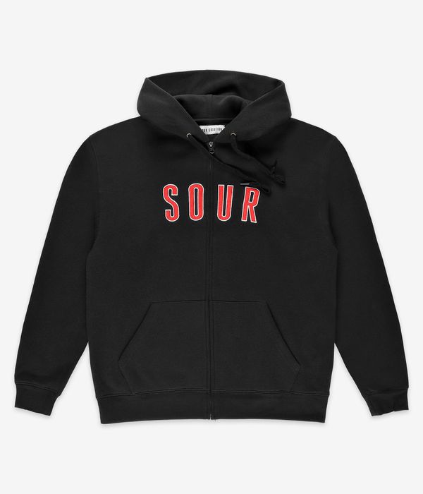 SOUR SOLUTION Army Zip-Hoodie (black red)
