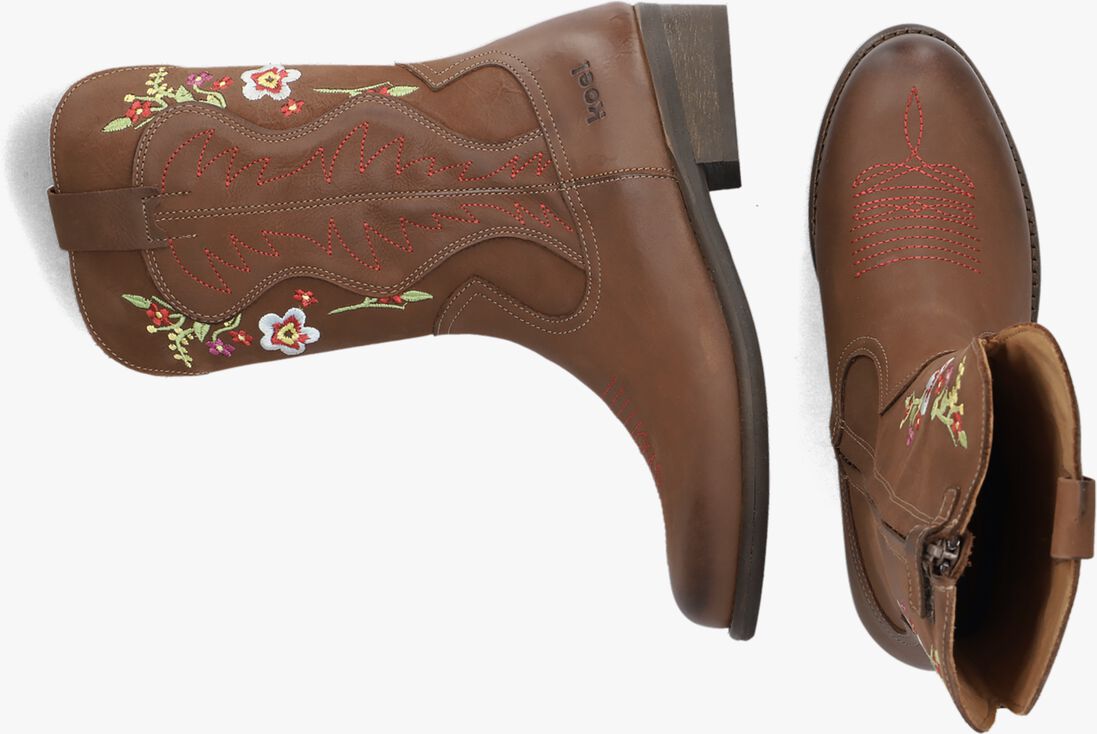 KOEL4KIDS bruine koel4kids cowboylaarzen 10m010