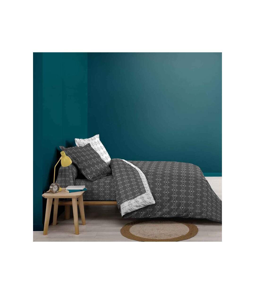Taie de Traversin Aristide 85x185cm Anthracite
