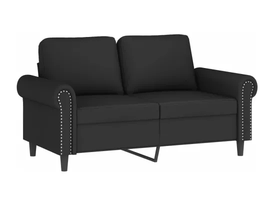 Ensemble de canapés 3 pcs avec coussins Noir Velours