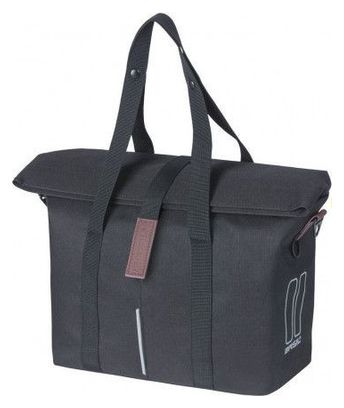 BASIL Sacoche De Vélo Ville Avec Kf-Hook 8-11 Litres 27 X 39 X 15 Cm - Noir
