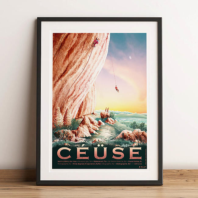 CEUSE AFFICHE A3 VINTAGE