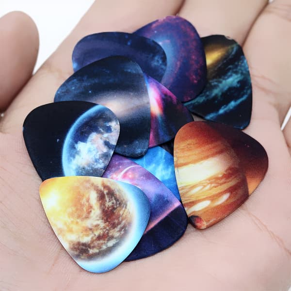 Plektrum i 10-pack - Gitar tilbehør